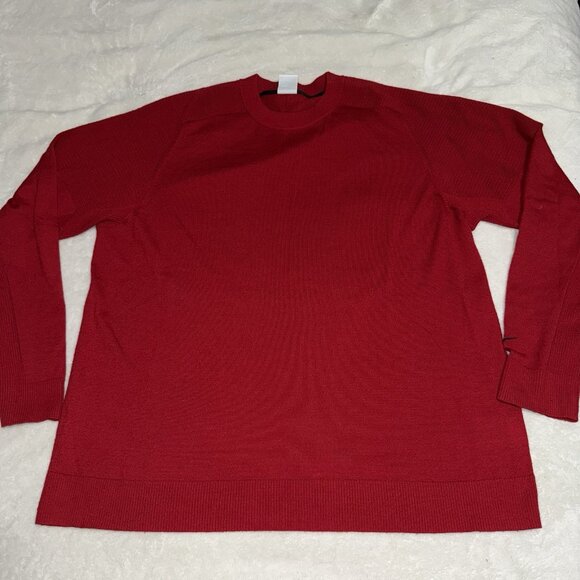 Men's Nike Tiger Woods TW Knit Golf Pullover Sweater Red Size XLarge - Picture 1 of 8